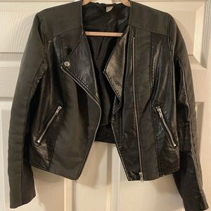 Faux Leather Jacket